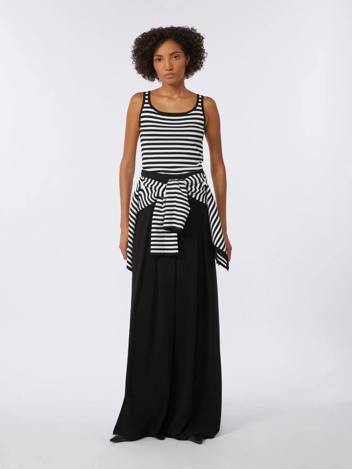 Max Mara Figure-Hugging Mini Top with Elegant Straps - Size S - Image 2