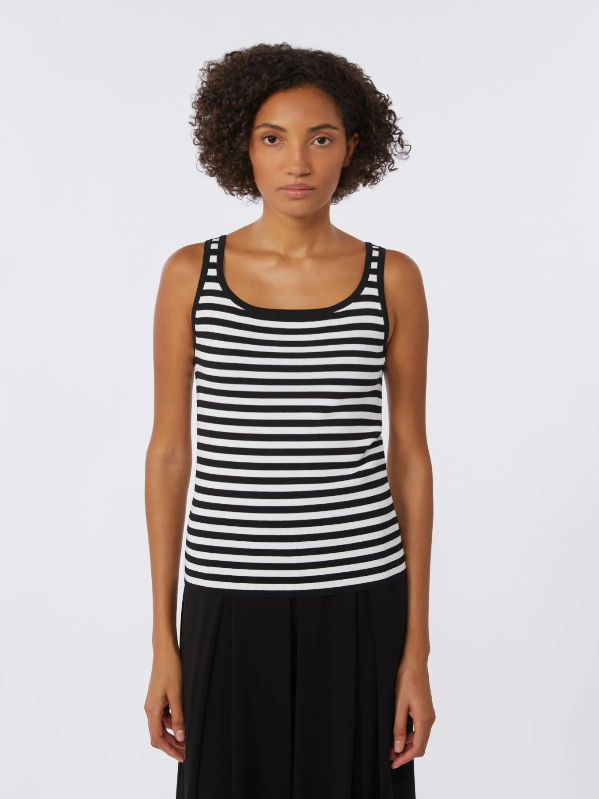 Max Mara Figure-Hugging Mini Top with Elegant Straps - Size S - Image 3