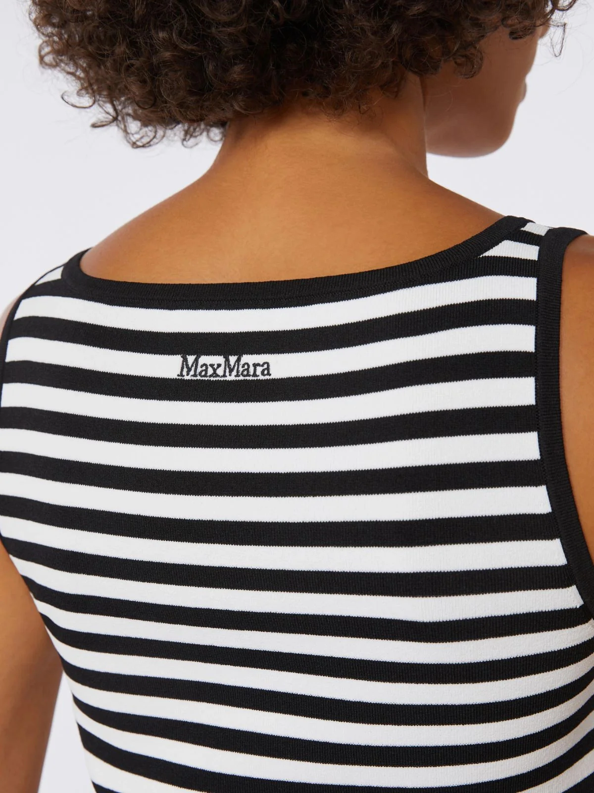 Max Mara Figure-Hugging Mini Top with Elegant Straps - Size S - Image 5