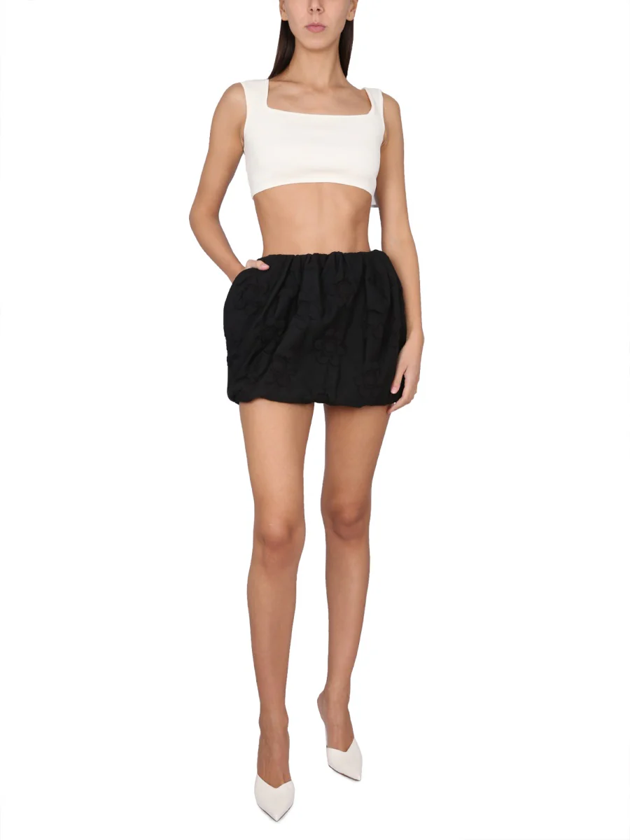 MAX MARA Floral Patterned Mini Skirt - Image 2