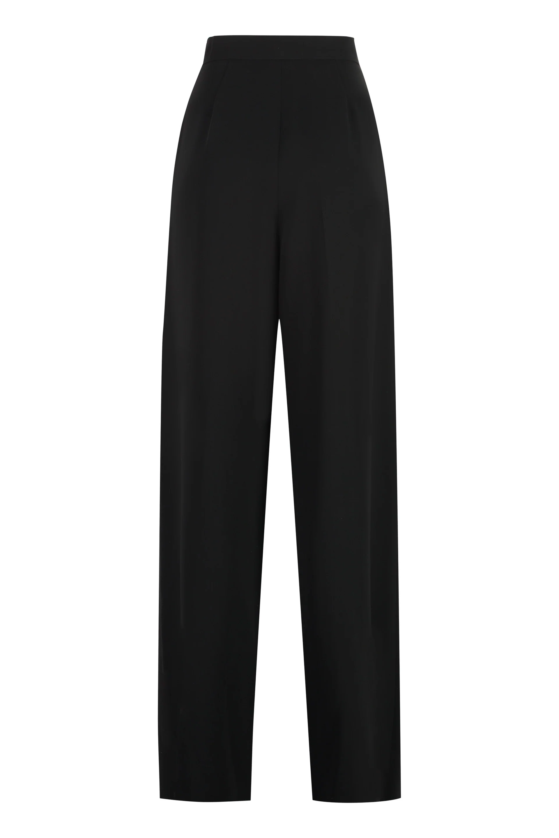 Max Mara Linen Creased Pleated Trousers for Women - Image 2
