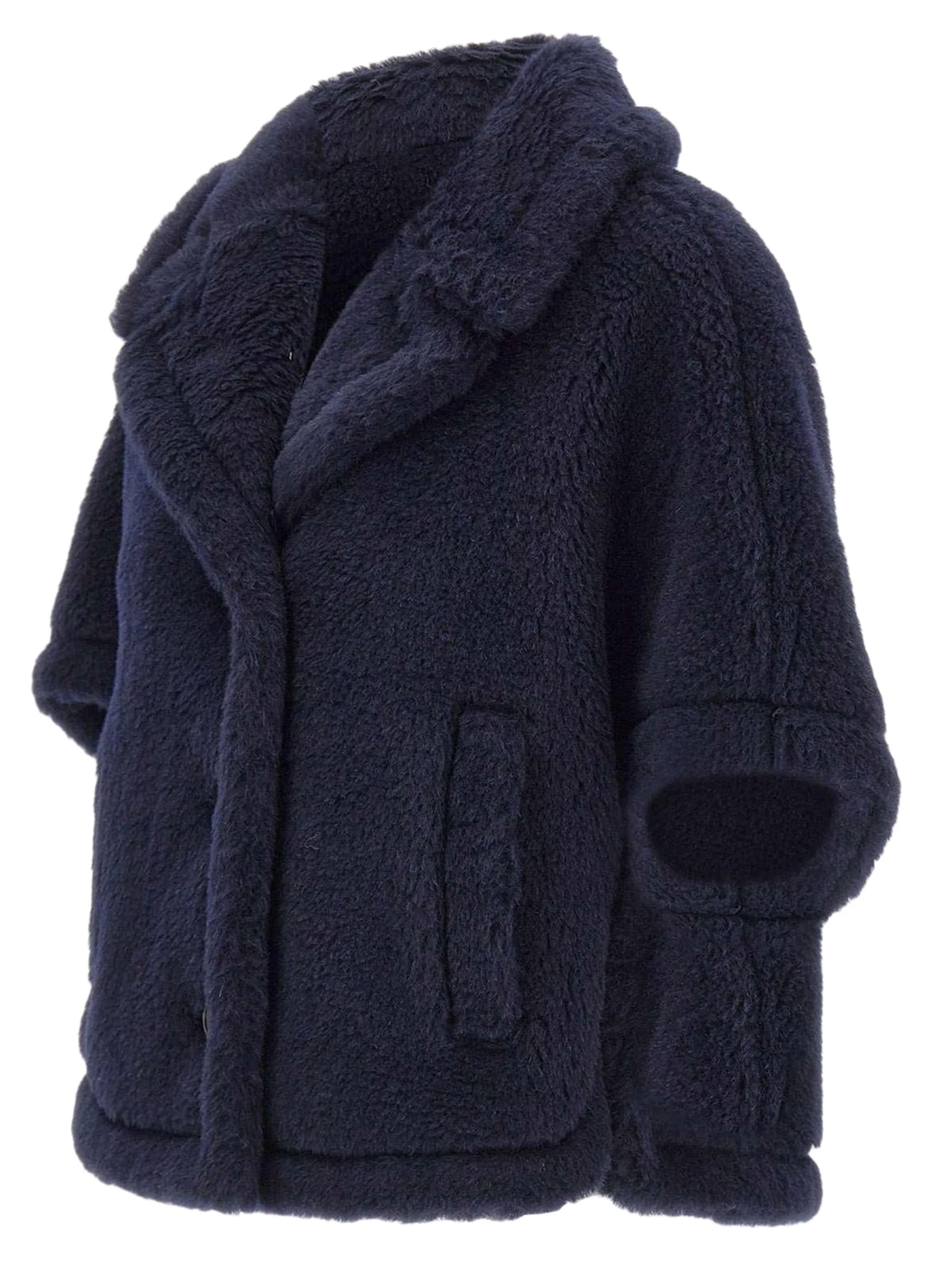 Max Mara Mini Short Kimono Sleeve Coat - S/M - Image 3