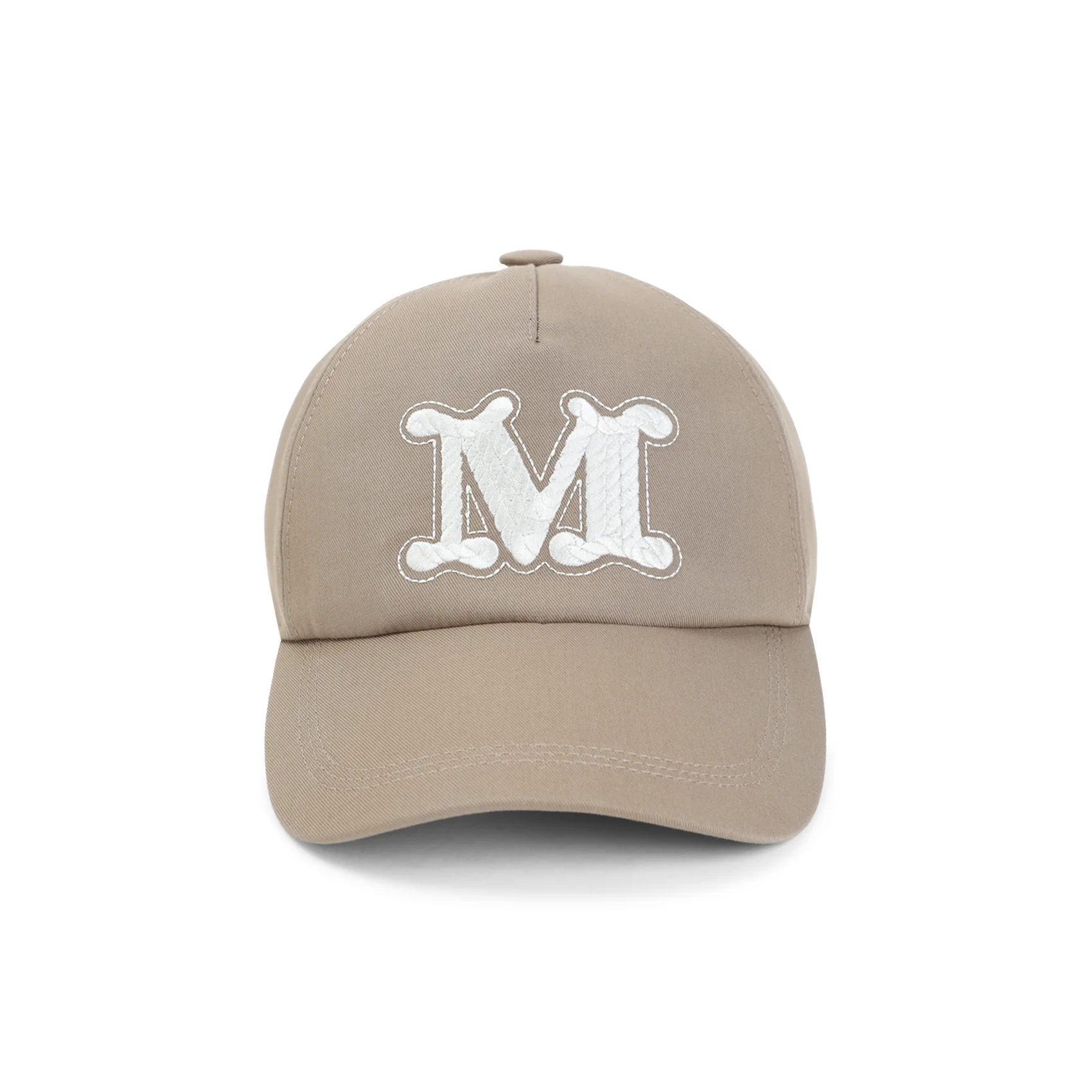 Max Mara Mxaribaldo Logo Embroidered Baseball Cap - Image 2