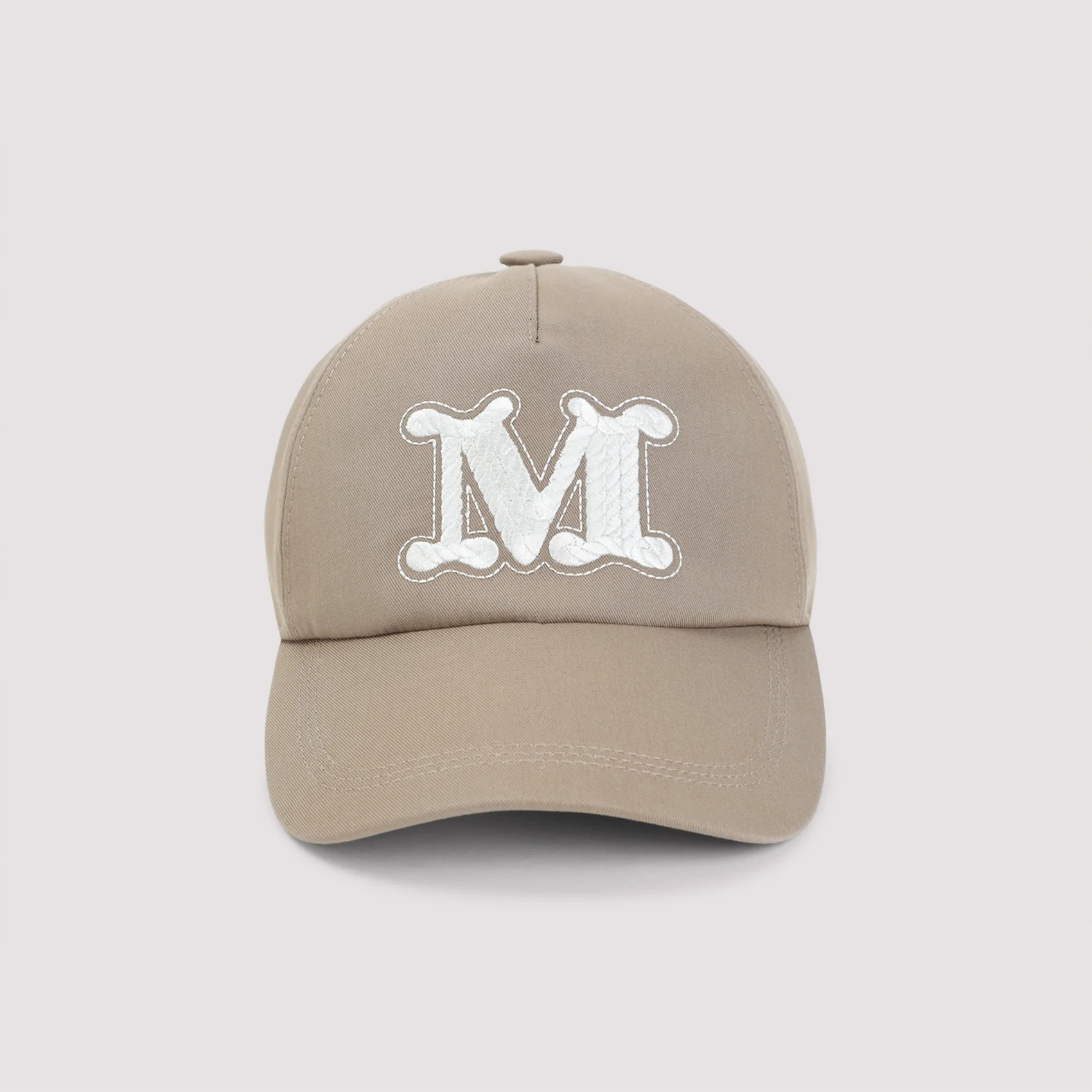 Max Mara Mxaribaldo Logo Embroidered Baseball Cap - Image 3