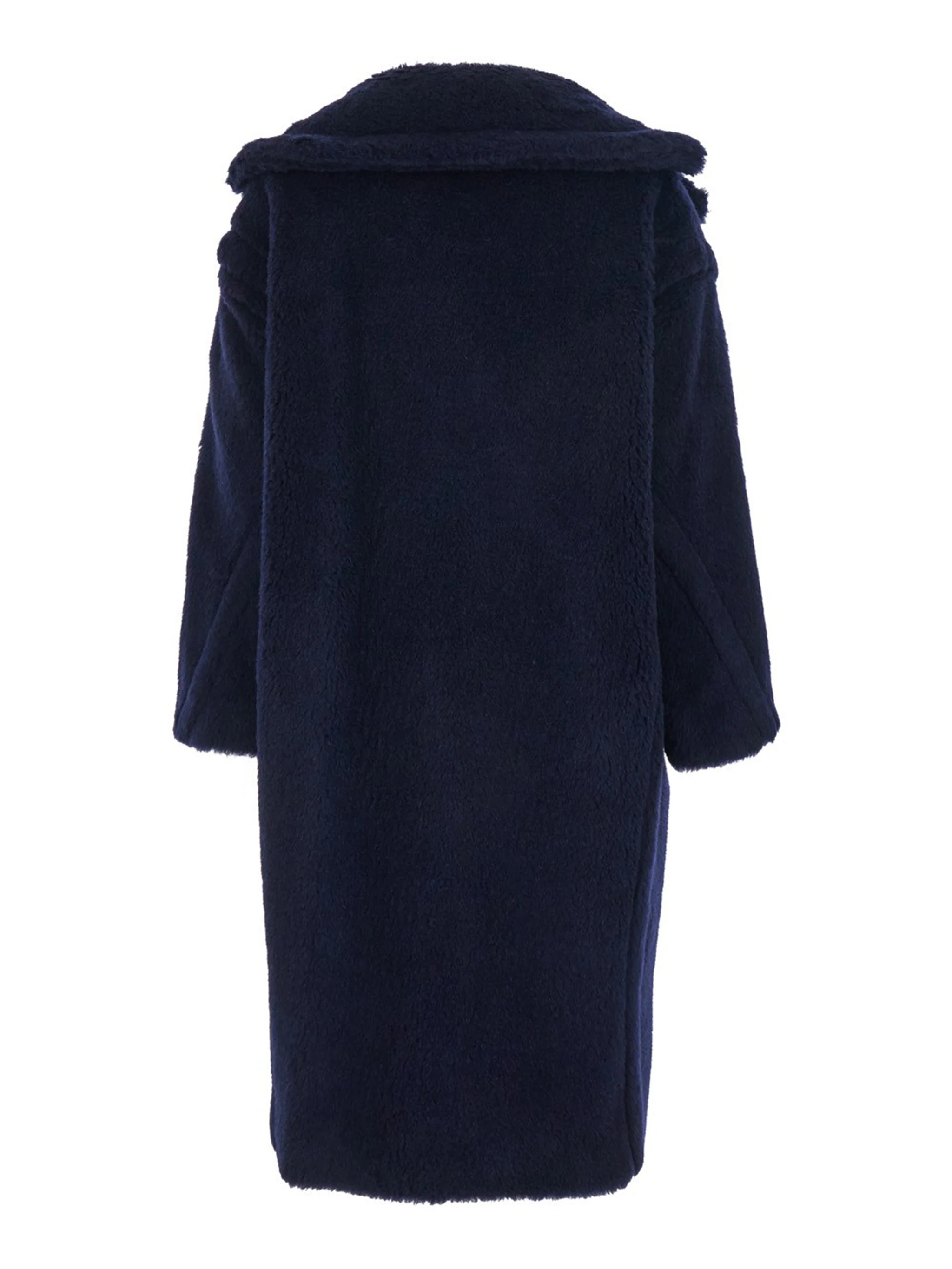 Max Mara Oversized Fit Cocoon Coat with Horn Buttons - Size XS - Image 2