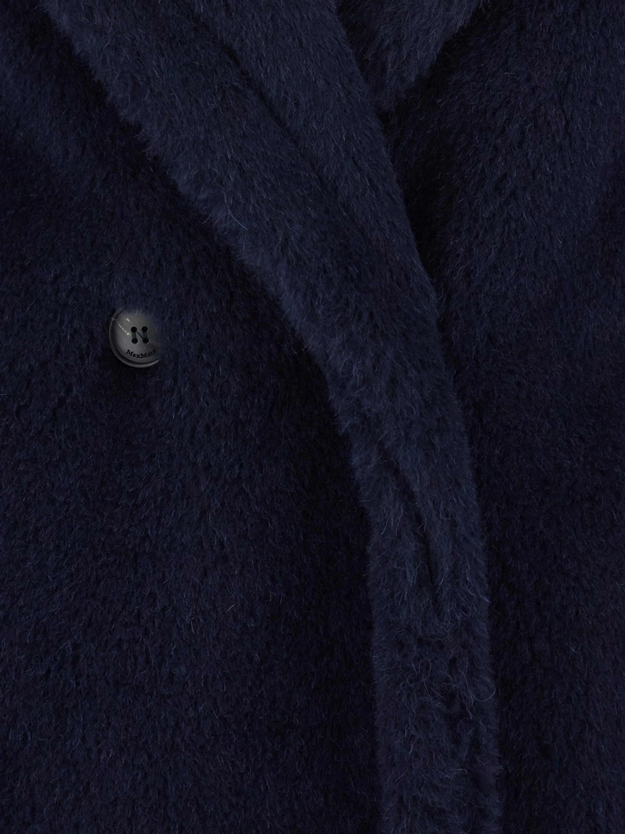 Max Mara Oversized Fit Cocoon Coat with Horn Buttons - Size XS - Image 3