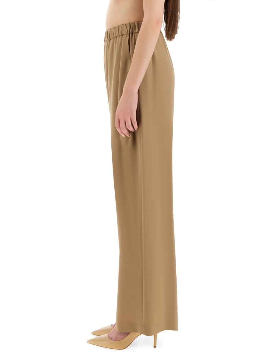 MAX MARA Pece Cotton-blend Wide-leg Pants - Image 4