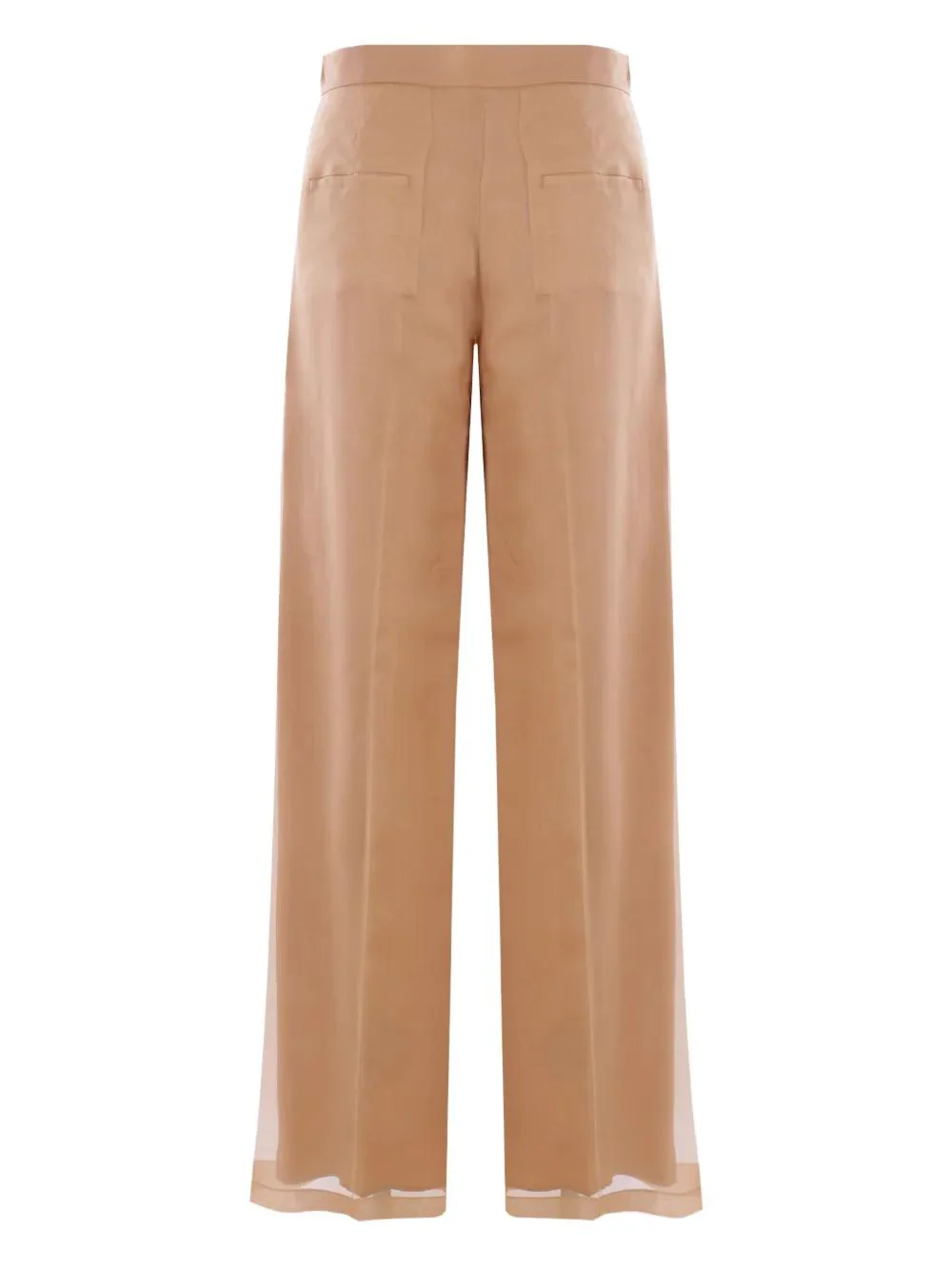 MAX MARA Printed Wide-Leg Silk Trousers - Image 3