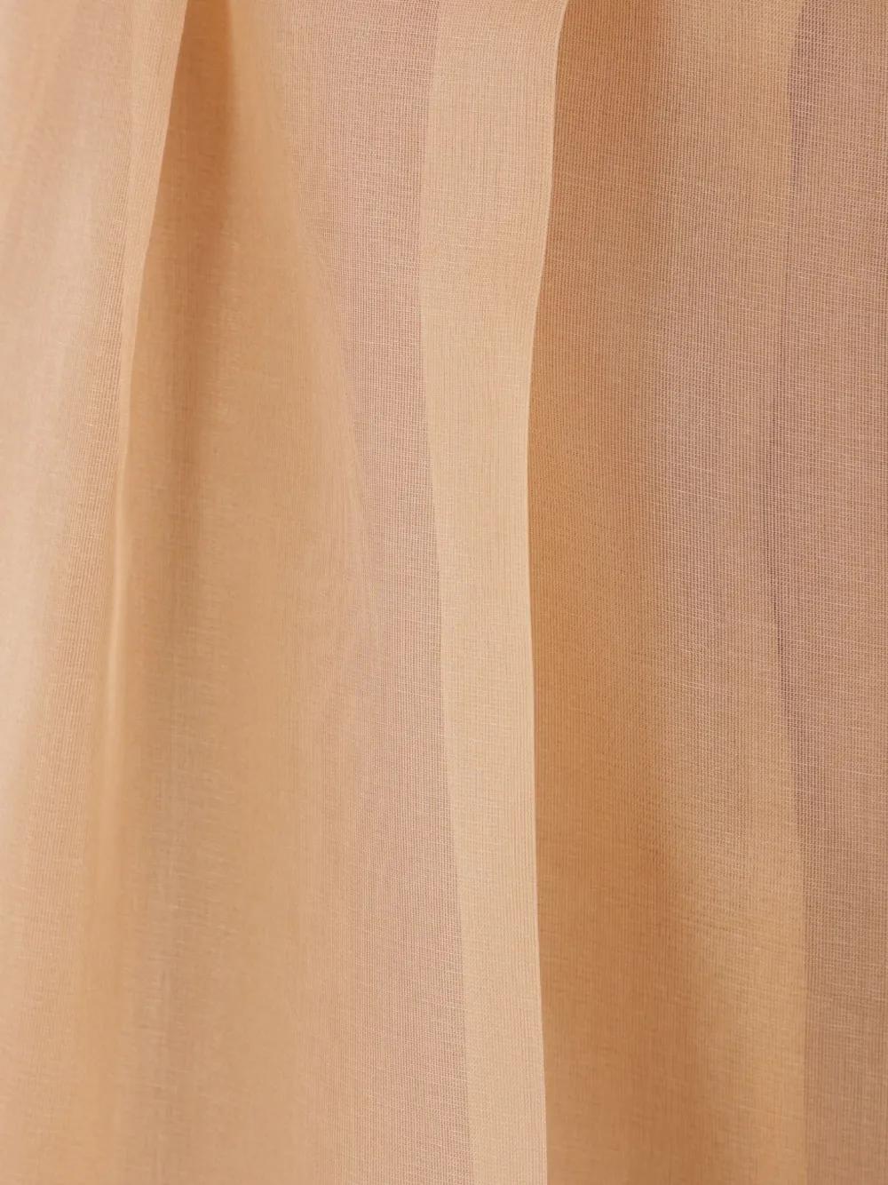 MAX MARA Printed Wide-Leg Silk Trousers - Image 5