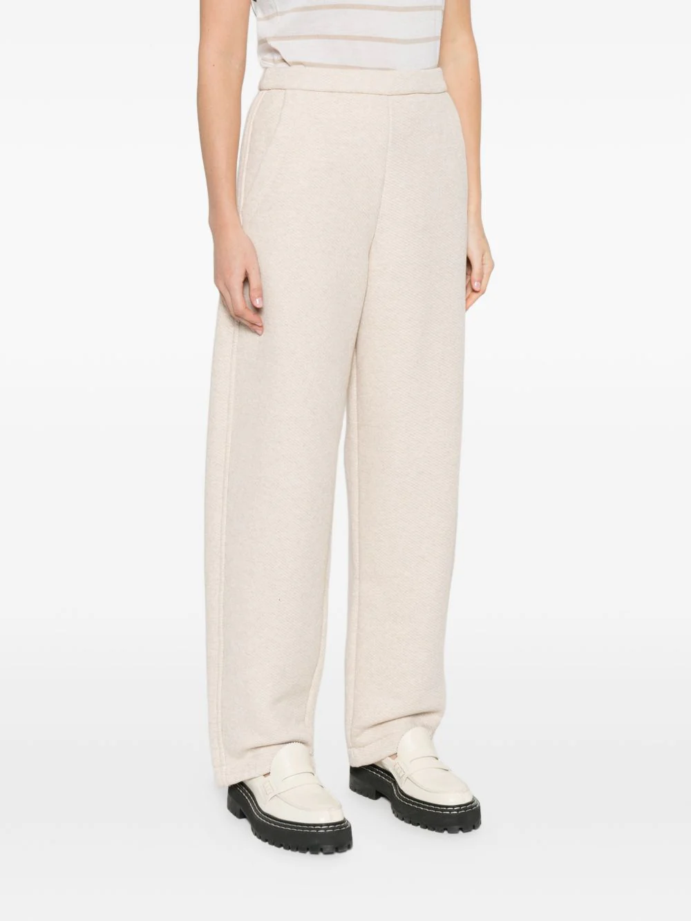 MAX MARA PURE Cotton Jersey Trousers - Image 3