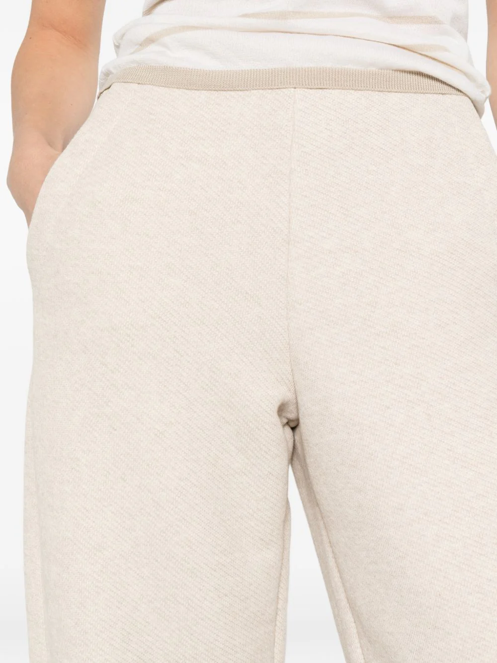 MAX MARA PURE Cotton Jersey Trousers - Image 4