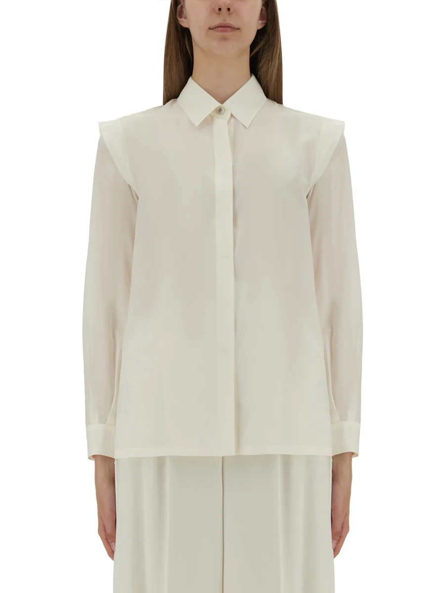 MAX MARA Regular Fit Silk Shirt