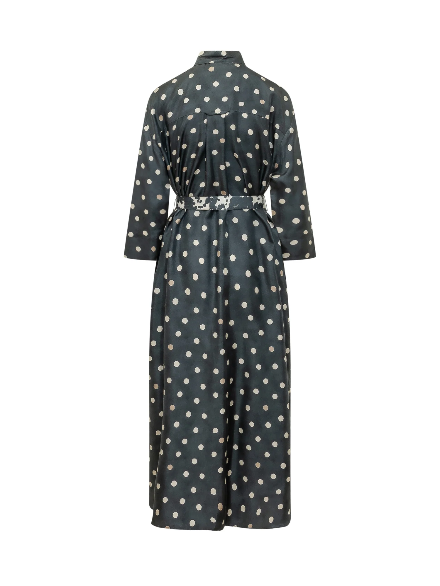 Max Mara`s Chic Chemisier Mini Dress with Belt - Image 2