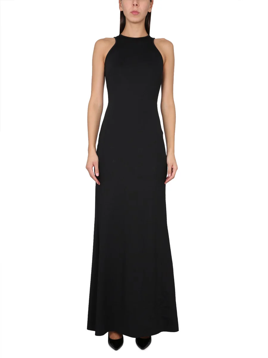MAX MARA Satin Slip Maxi Dress