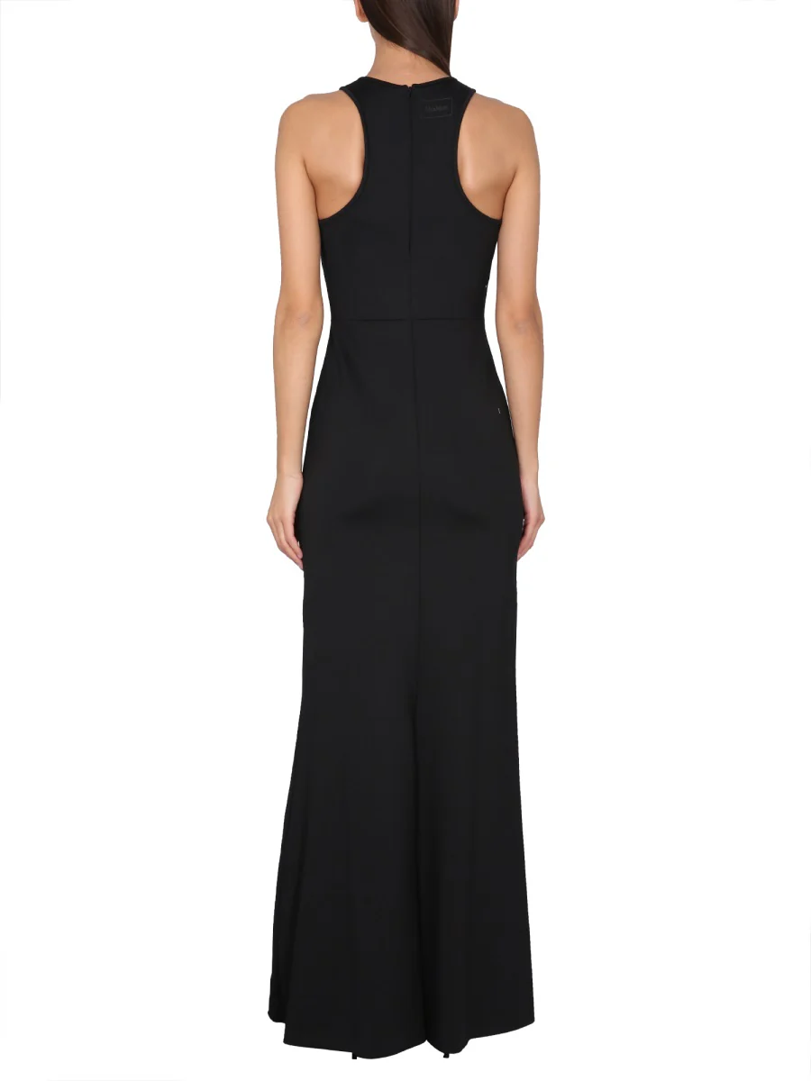 MAX MARA Satin Slip Maxi Dress - Image 3