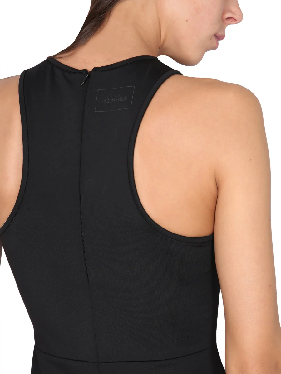 MAX MARA Satin Slip Maxi Dress - Image 4