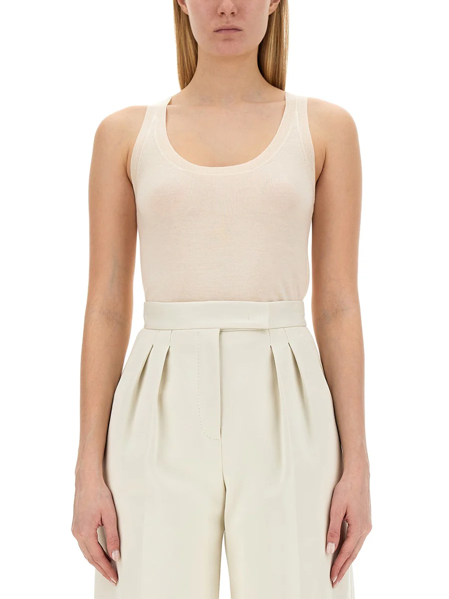 Max Mara Slim Fit Cashmere Top