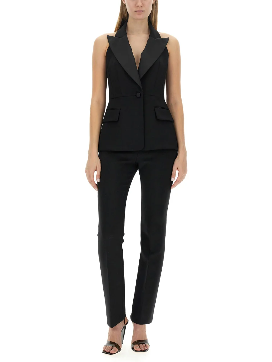 Max Mara Slim Fit Wool Blend Vest - Image 2