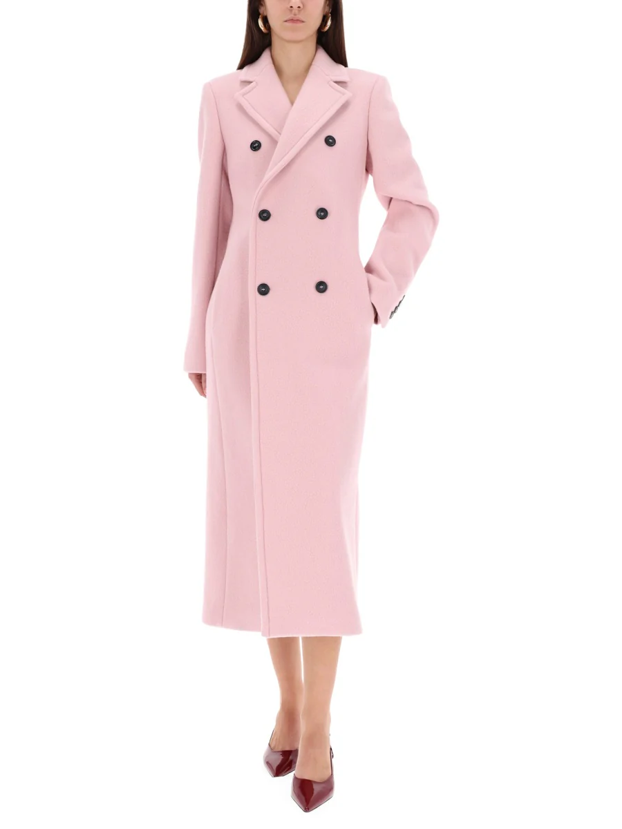 MAX MARA SPORTMAX Adamo Double Breasted Tailored Virgin Wool Blazer - Image 2