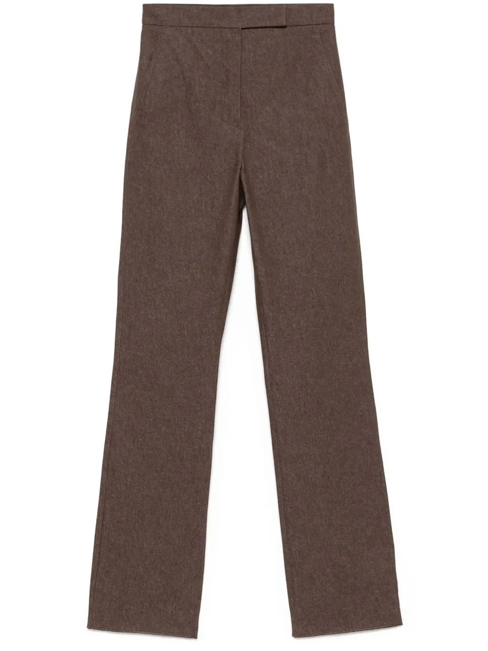 Max Mara Straight Fit Cotton Trousers