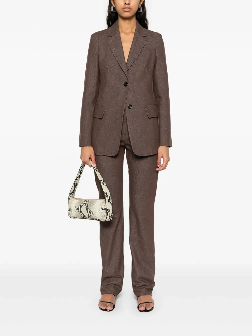 Max Mara Straight Fit Cotton Trousers - Image 2