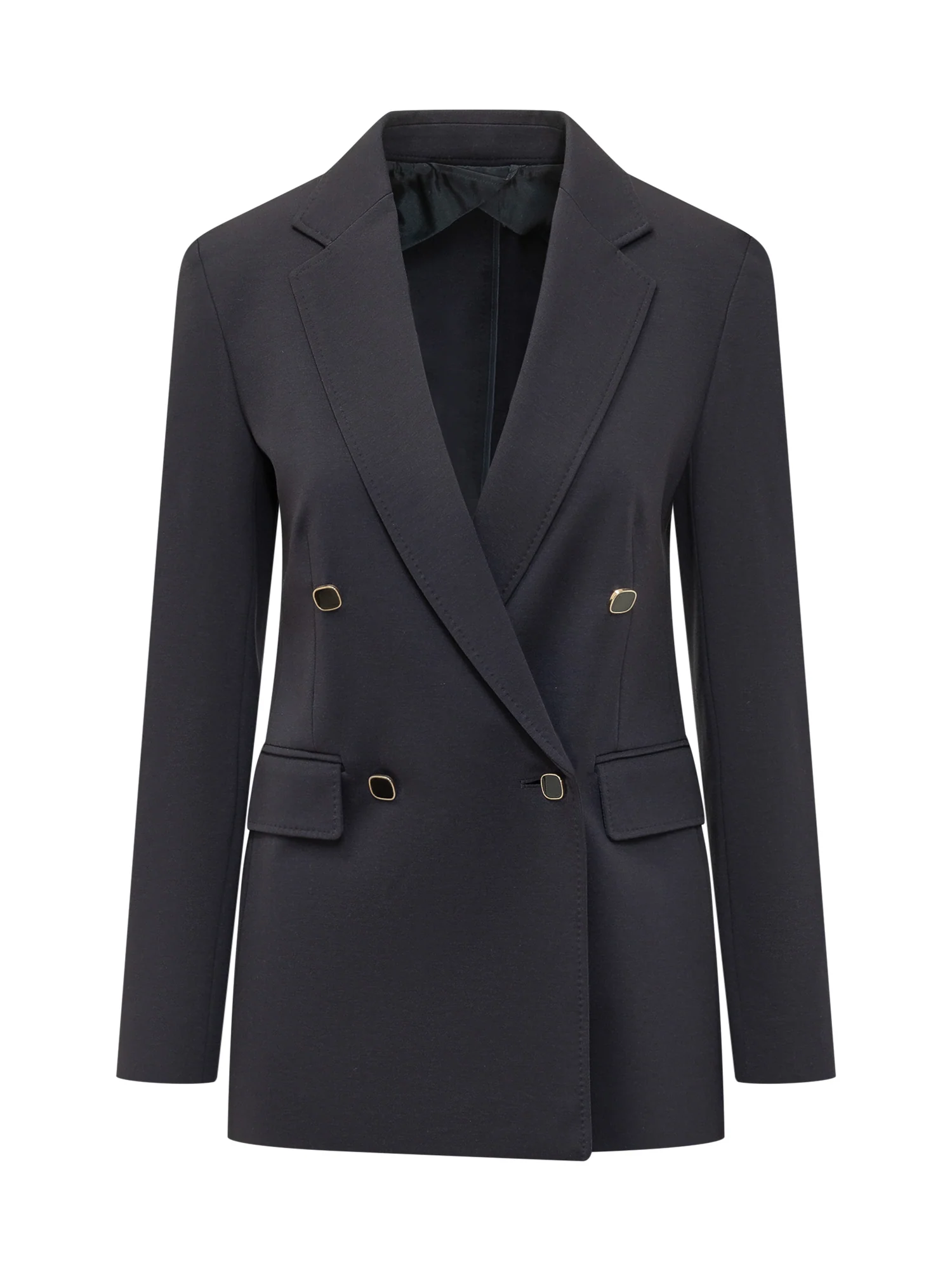 Max Mara Studio Double-Breasted Blazer with Stylish Rever
