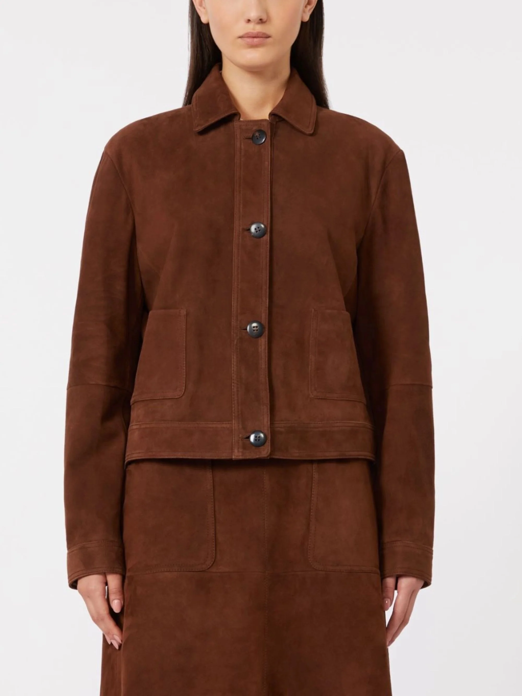 Max Mara Studio Jacket in Suede - Image 2