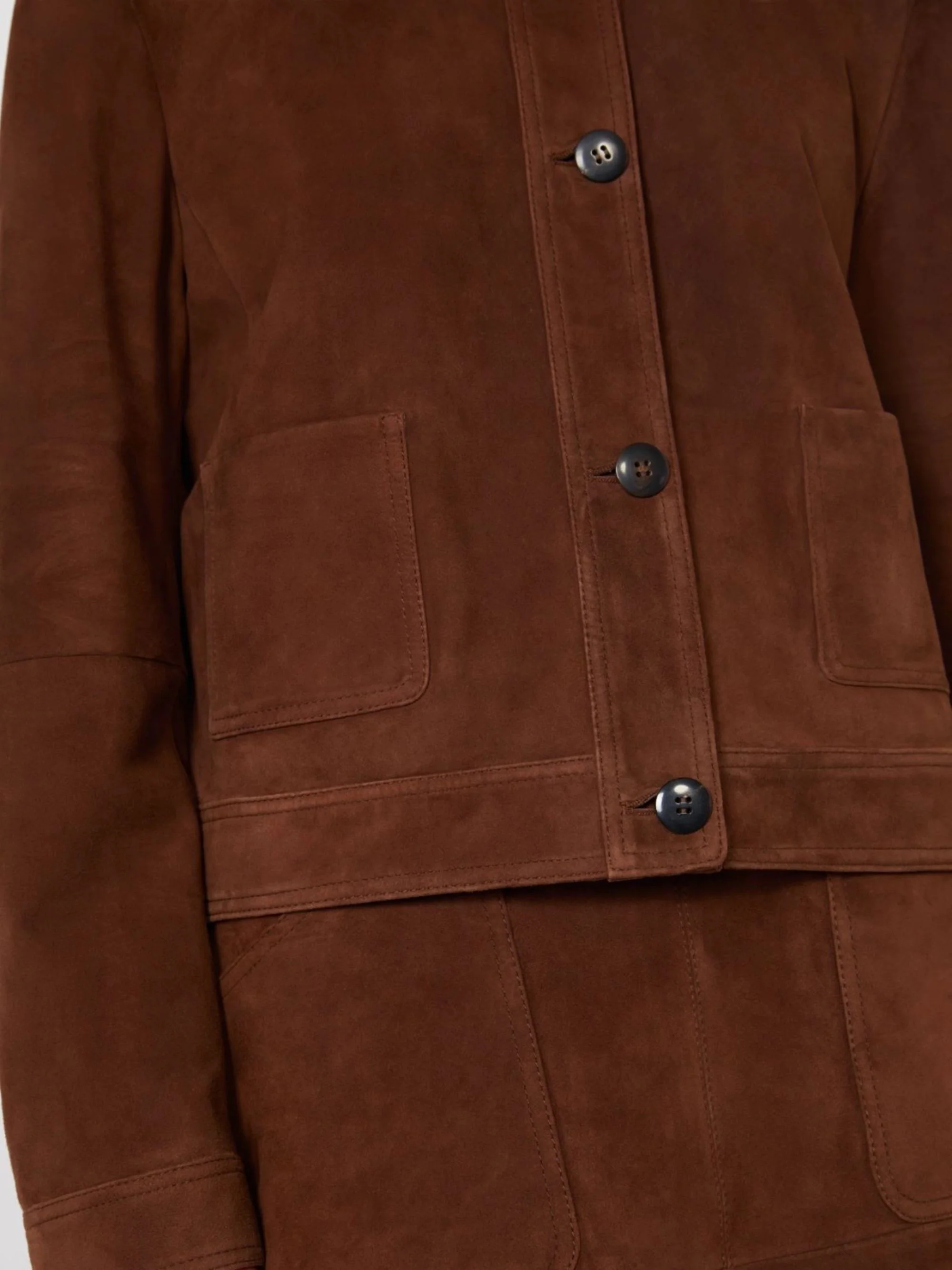 Max Mara Studio Jacket in Suede - Image 4