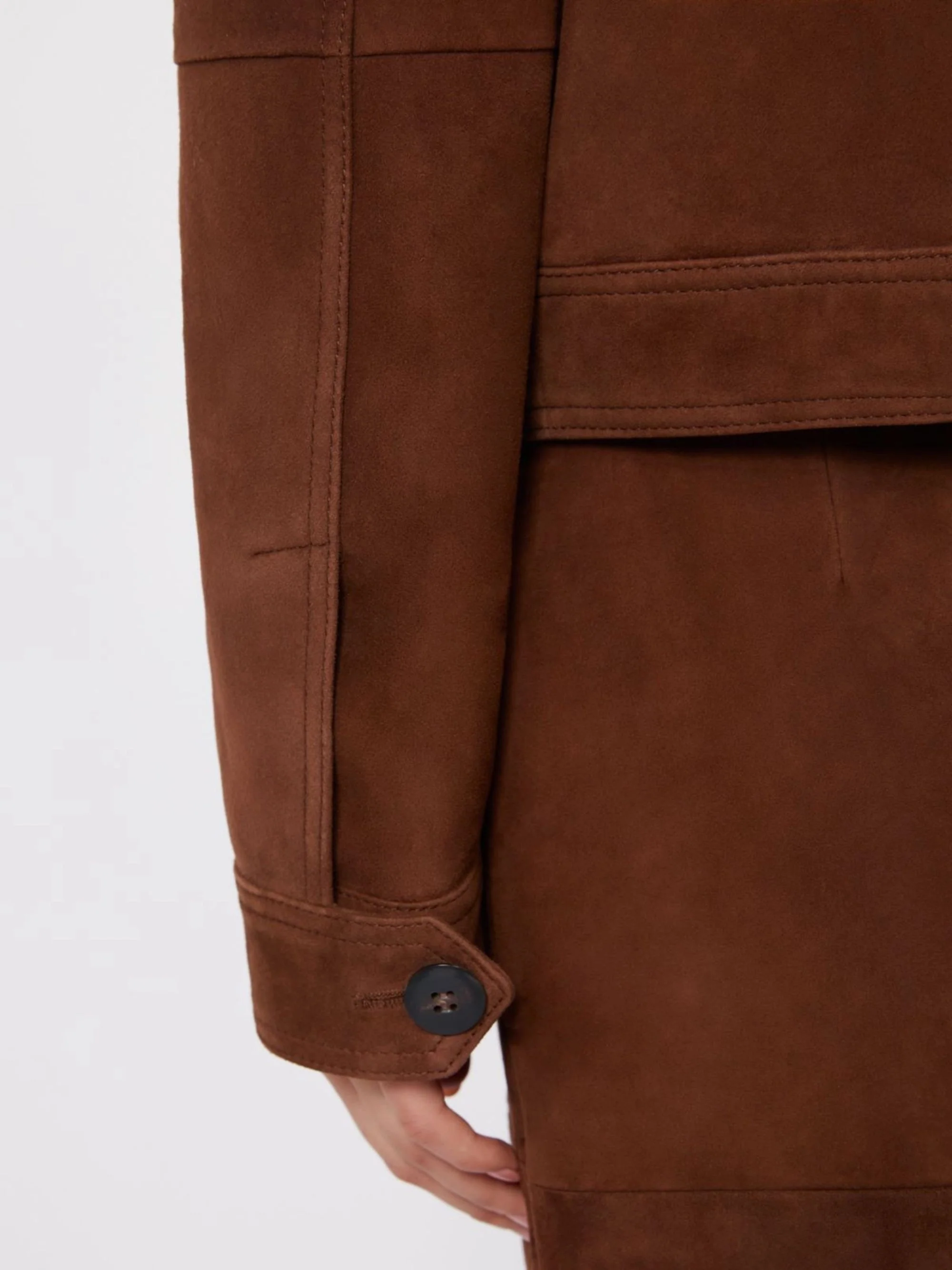 Max Mara Studio Jacket in Suede - Image 5