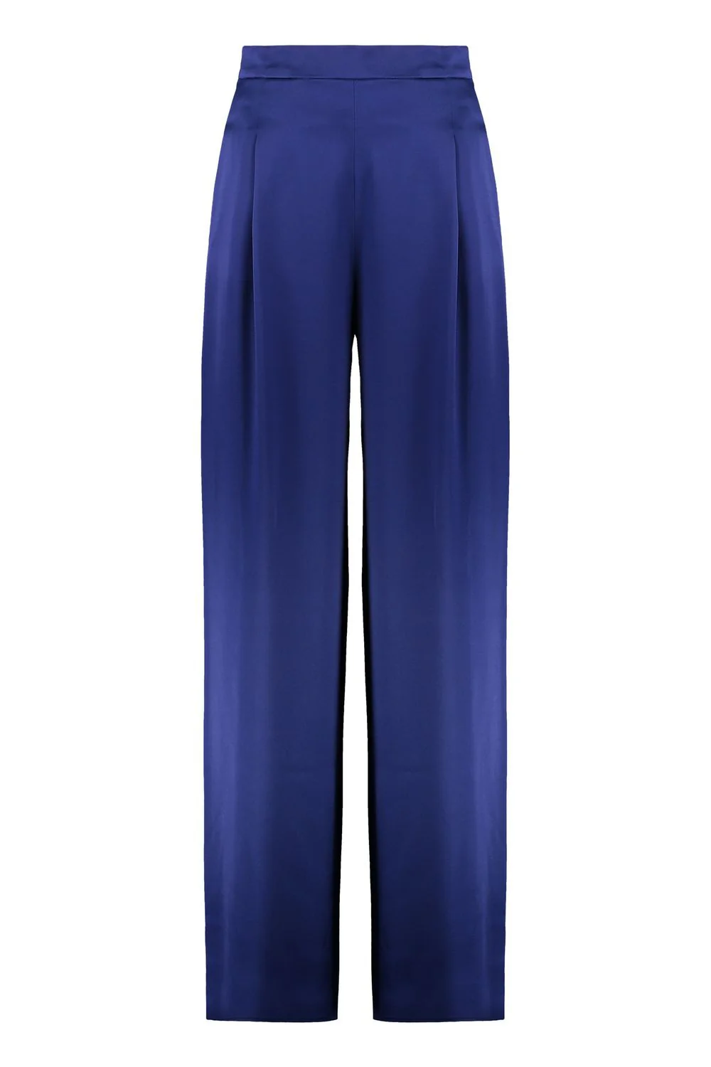 Max Mara Studio Satin Trousers with Side Pockets