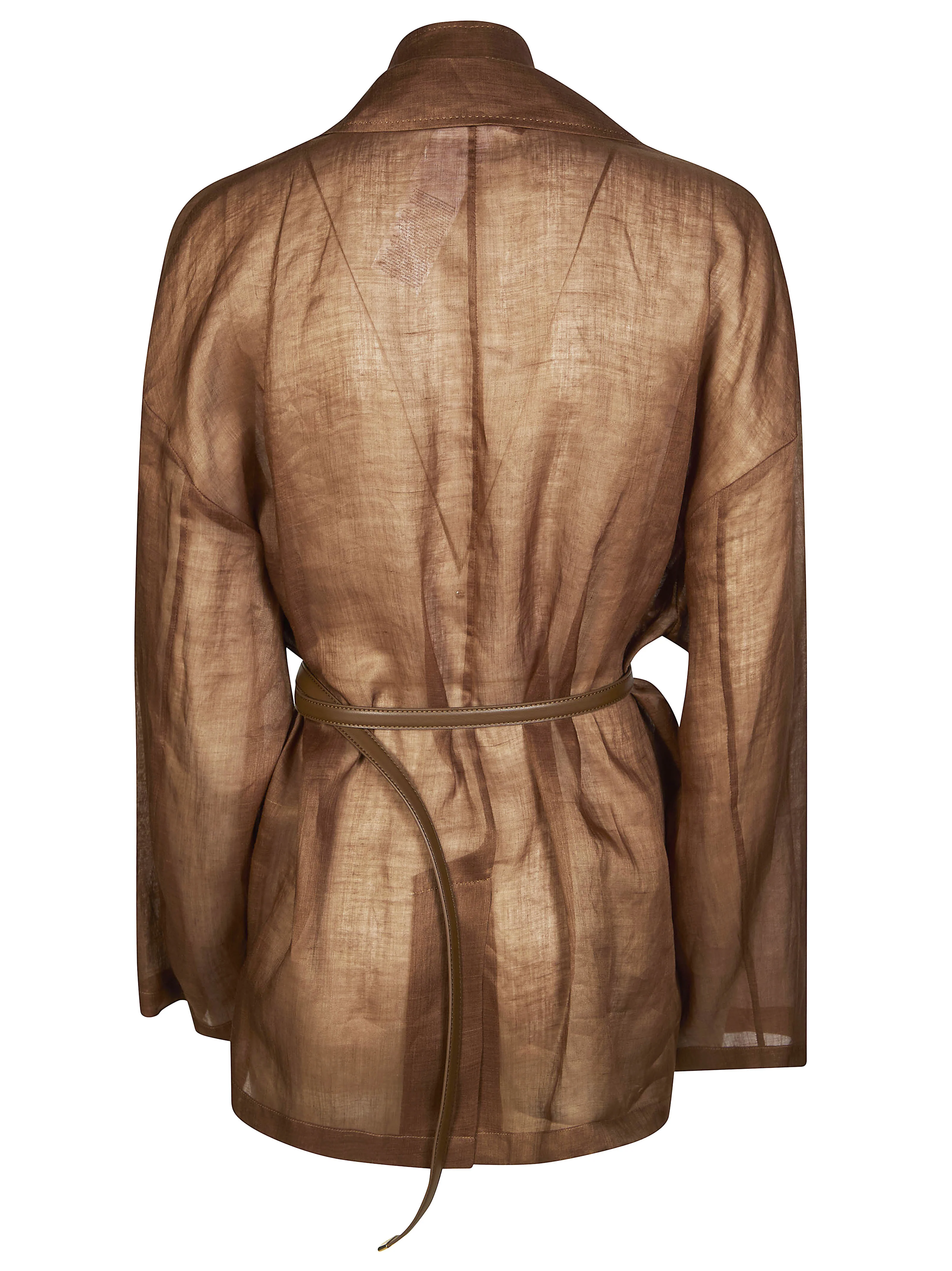 Max Mara Studio Sophisticated Women's Mini Jacket with Belt - Image 2