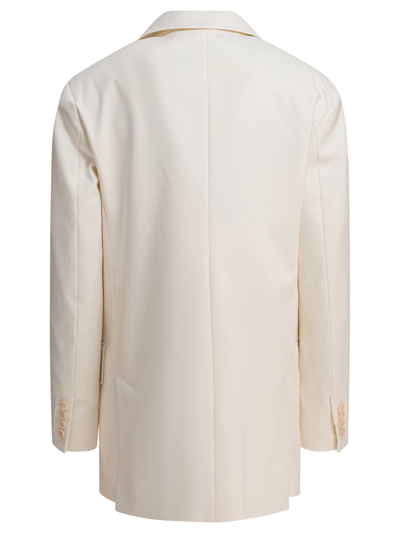 MAX MARA Suez Double-breasted Cotton-blend Blazer - Image 2