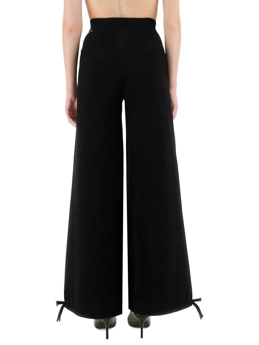 Max Mara Wide Leg 100% Virgin Wool Pants - Image 4