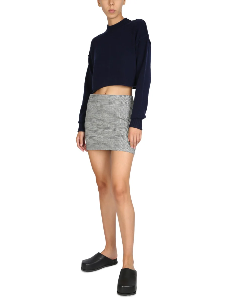 MAX MARA Women Wool and Cashmere Crew Neck Sweater - Image 2