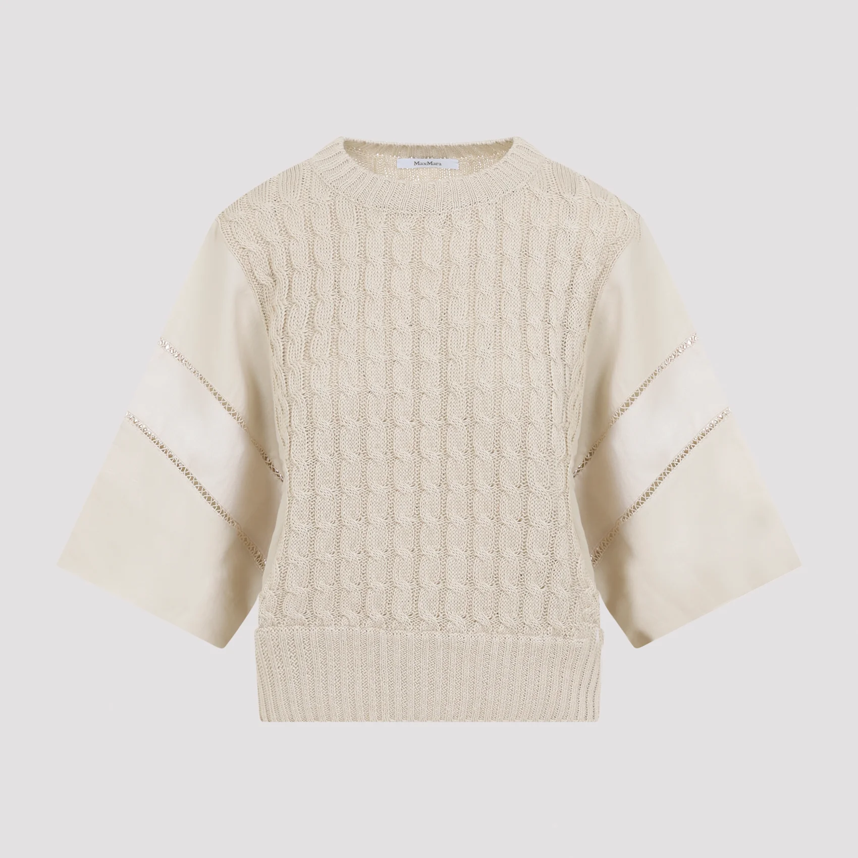Max Mara Women's Cable Knit Linen Sweater - Image 4