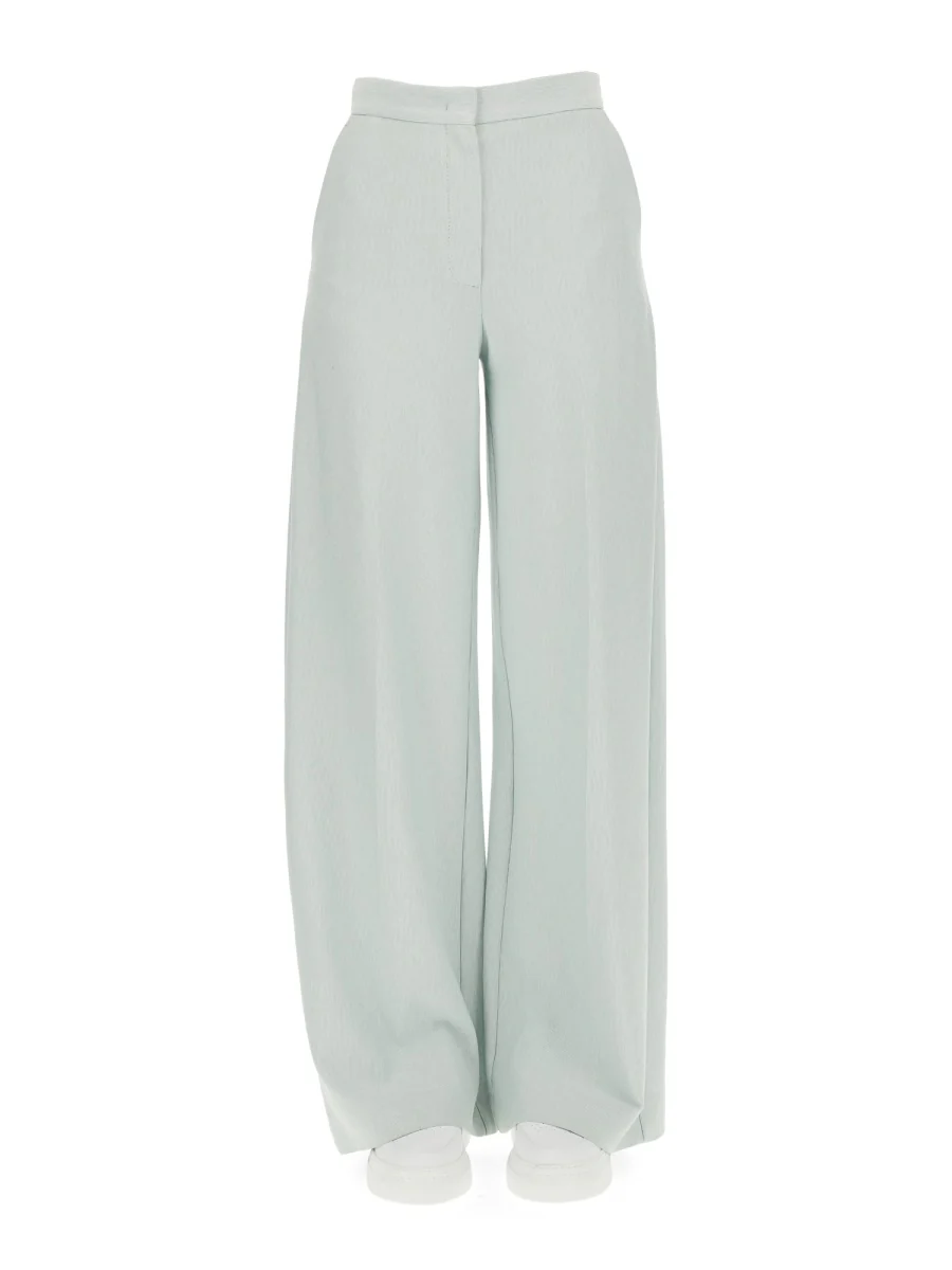Max Mara Women's Elegant Trousers with Button and Zip Closure