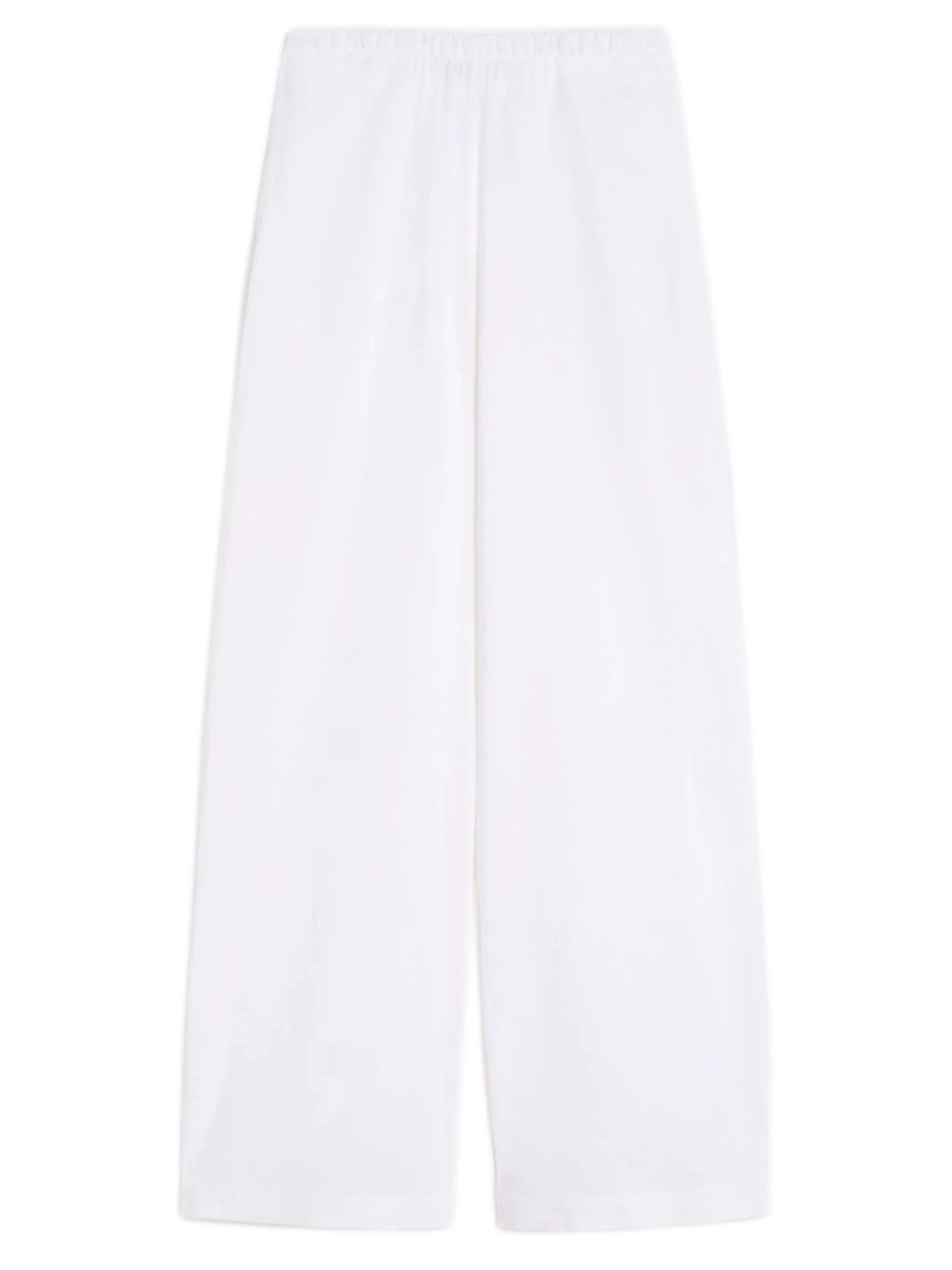 Max Mara Women's Stretch Linen and Viscose Canvas Trousers with Zip Fastening