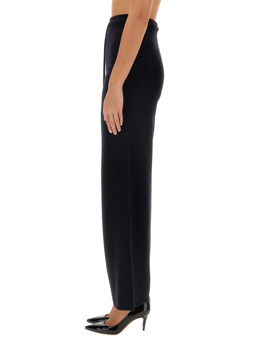 MAX MARA Wool and Cashmere-blend Wide-leg Track Pants - Image 4