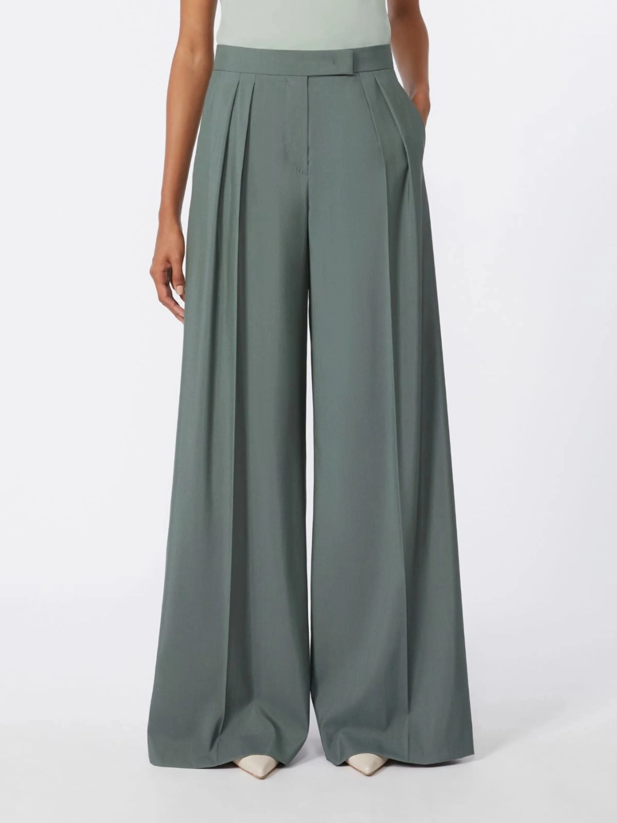 Max Mara Wool Wide-leg Pants - Image 2