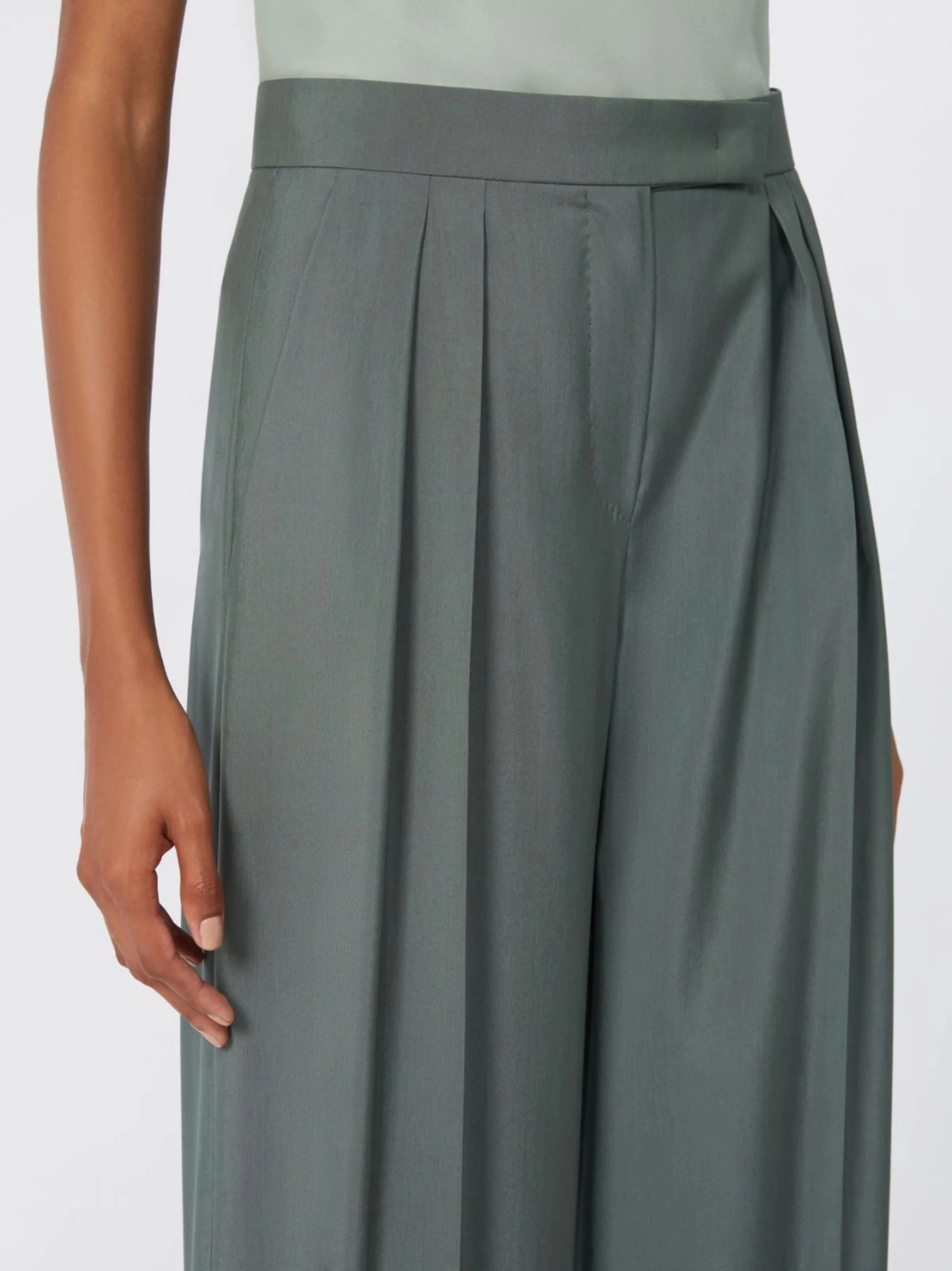 Max Mara Wool Wide-leg Pants - Image 4