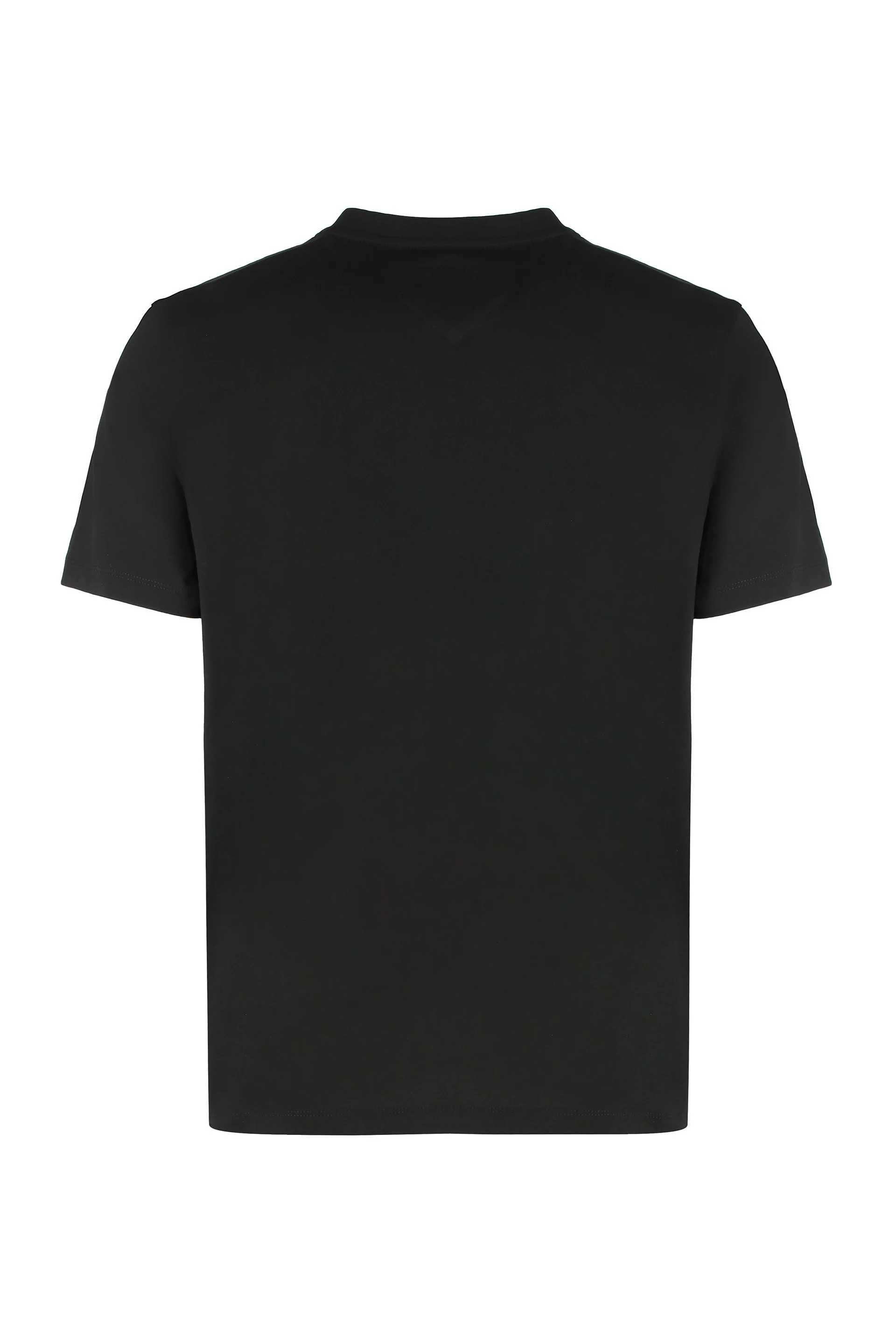 MCM Laurel Logo Print T-Shirt in Organic Cotton - Image 4