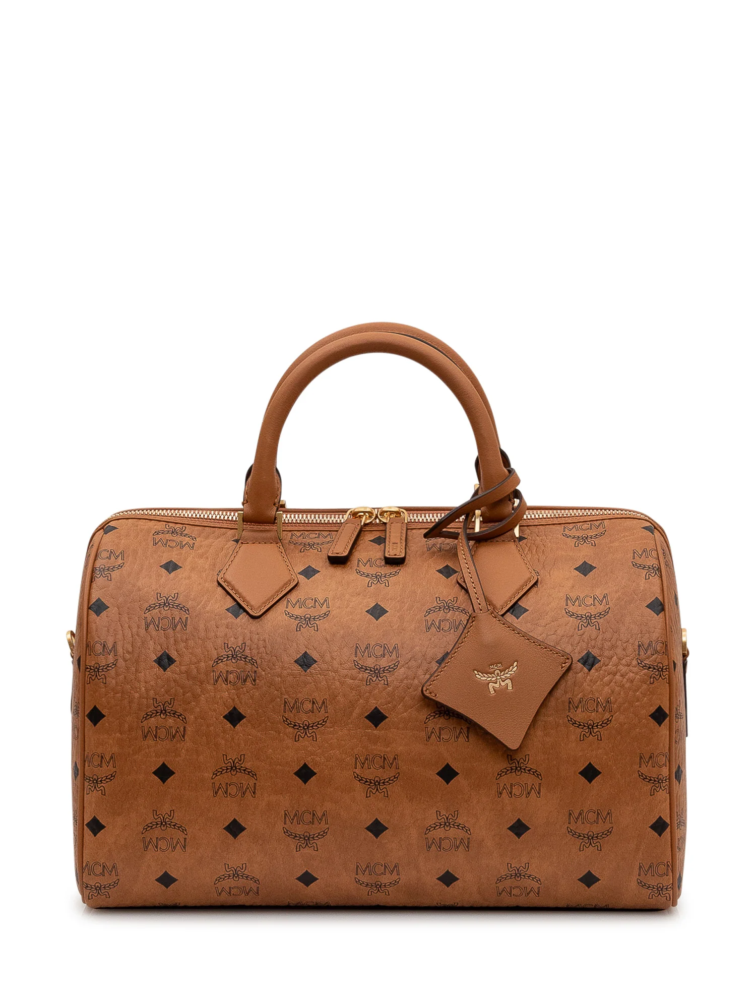 Mcm Medium Boston Handbag