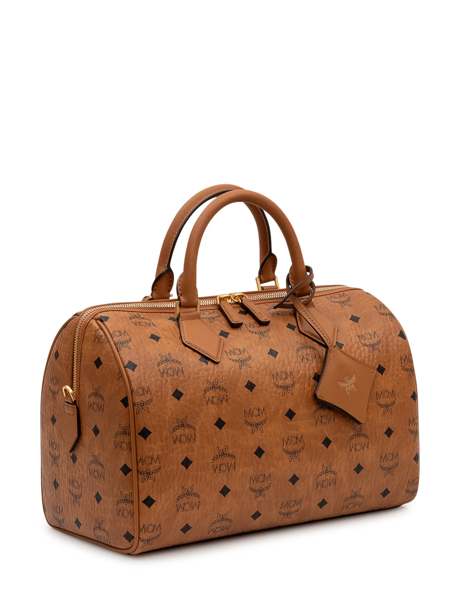 Mcm Medium Boston Handbag - Image 3