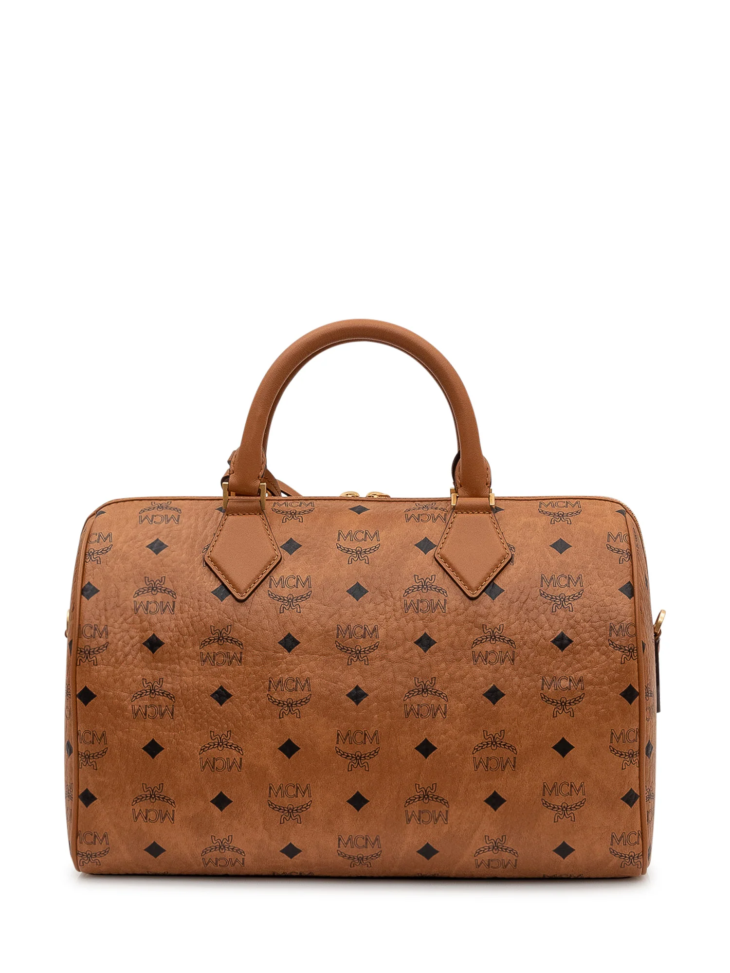Mcm Medium Boston Handbag - Image 4