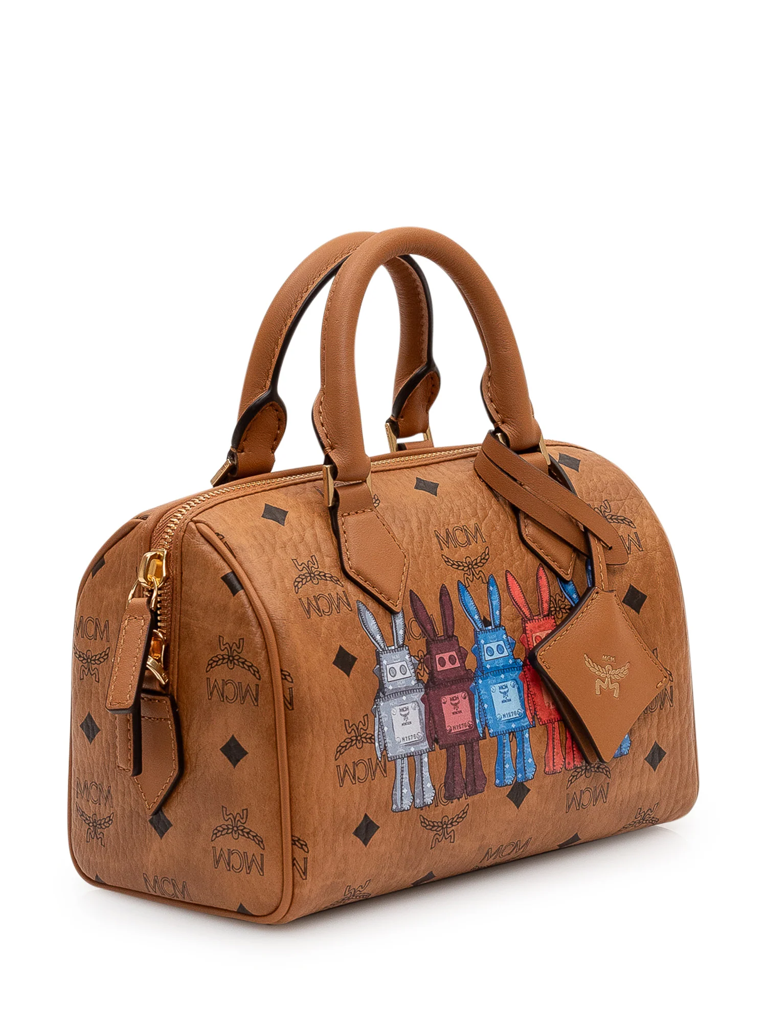 Mcm Mini Boston Handbag - Image 3