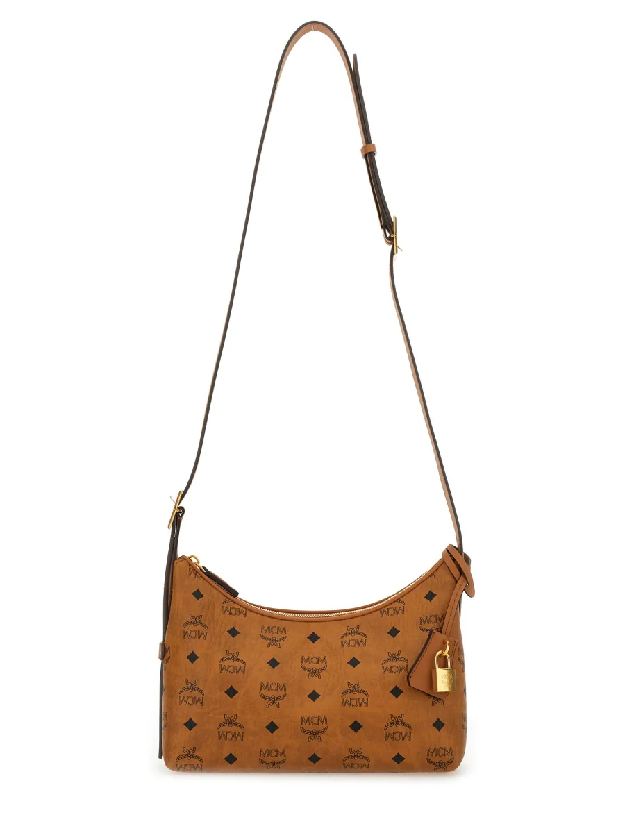 MCM Small Aren Hobo in Visetos - Image 4