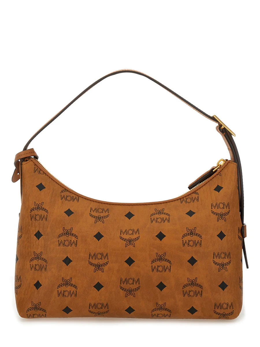 MCM Small Aren Hobo in Visetos - Image 5