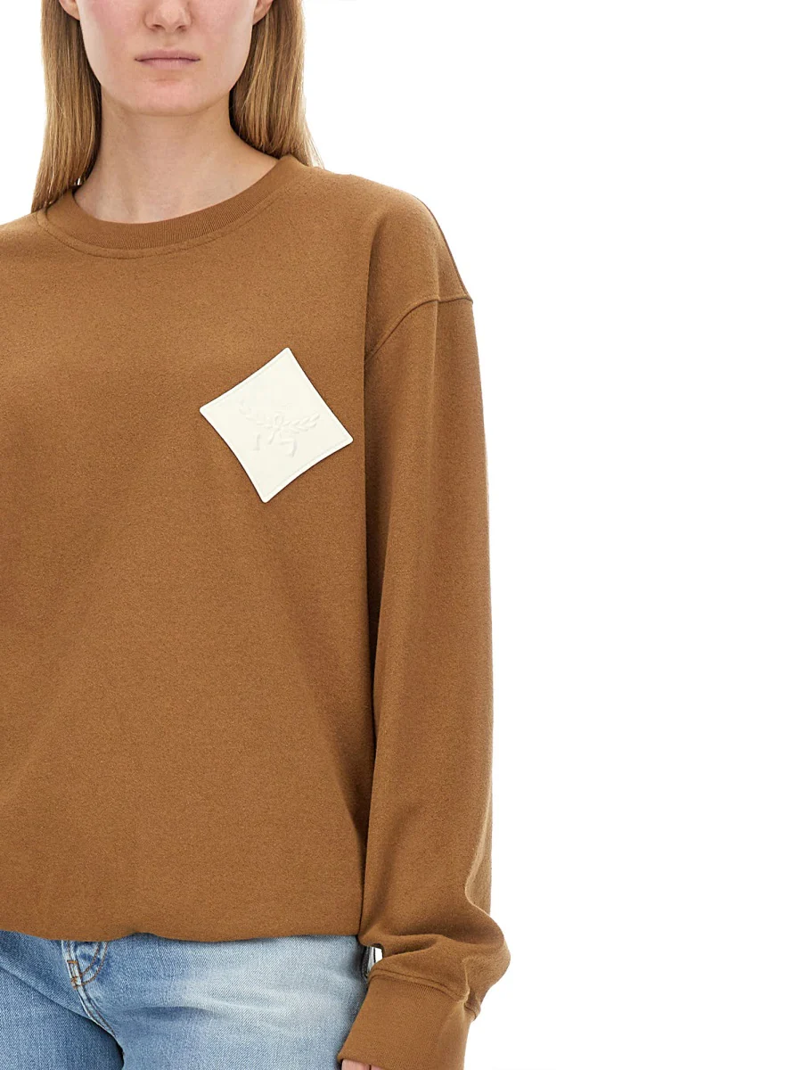 MCM Sweatshirt Woman - Leather - Image 4