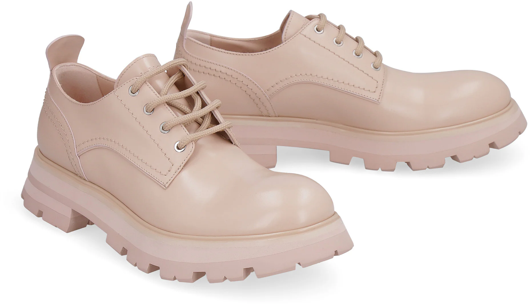 McQueen Wander Leather Lace-up Shoes - Image 3