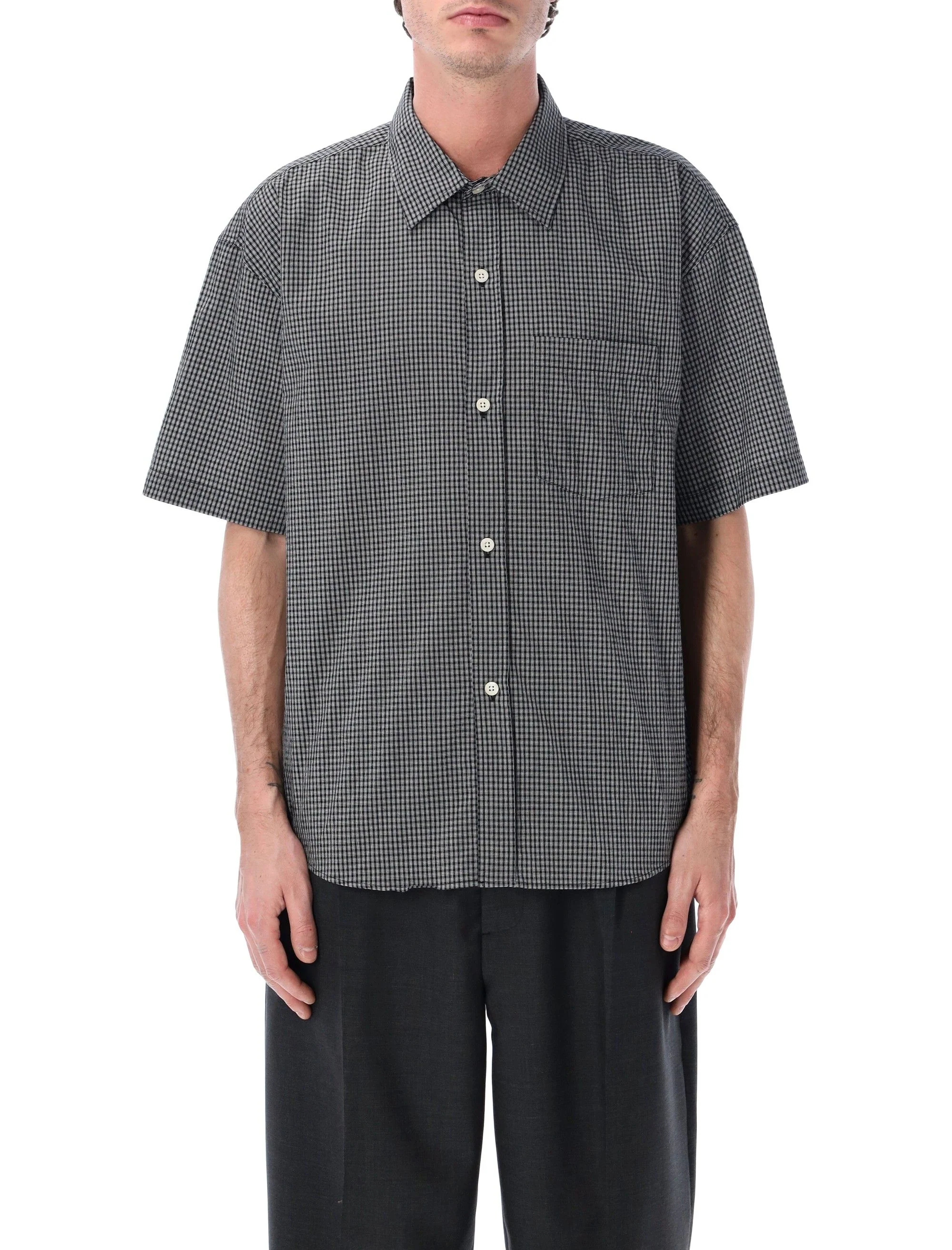 Mfpen Relaxed Fit Short Sleeve Shirt for Modern Style